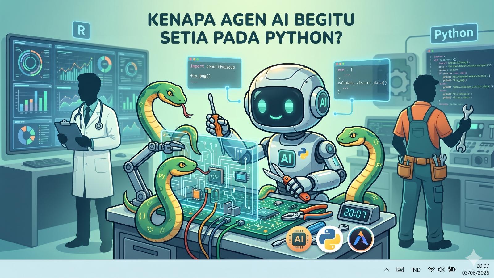 Kenapa Agen AI Suka Banget "Ngomong" Pakai Bahasa Ular?